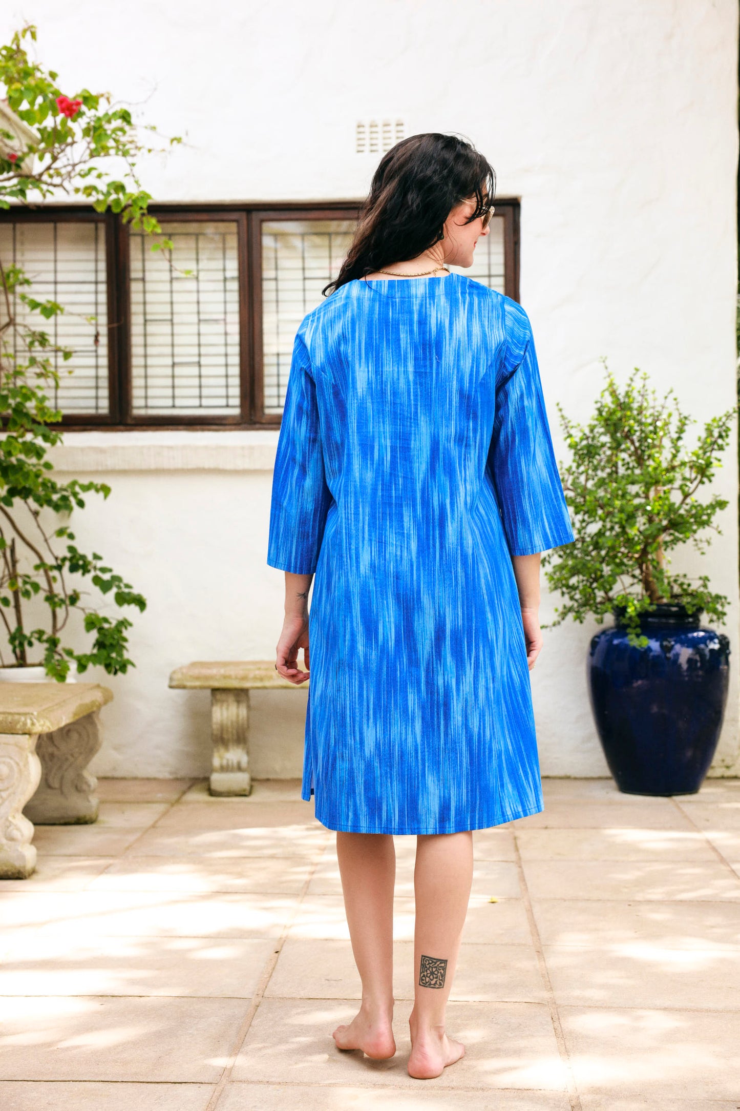 Bamboo Tunic- Beach Blue
