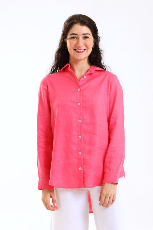Classic Shirt- Coral