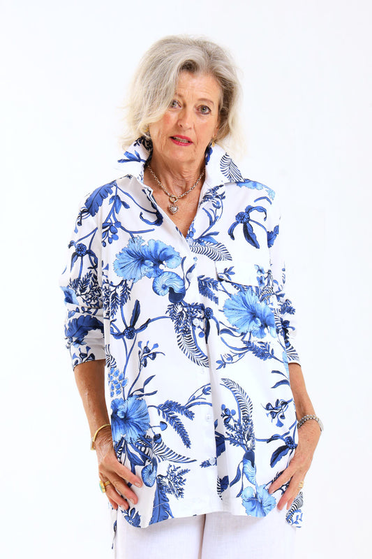 Syringa Shirt- Marine