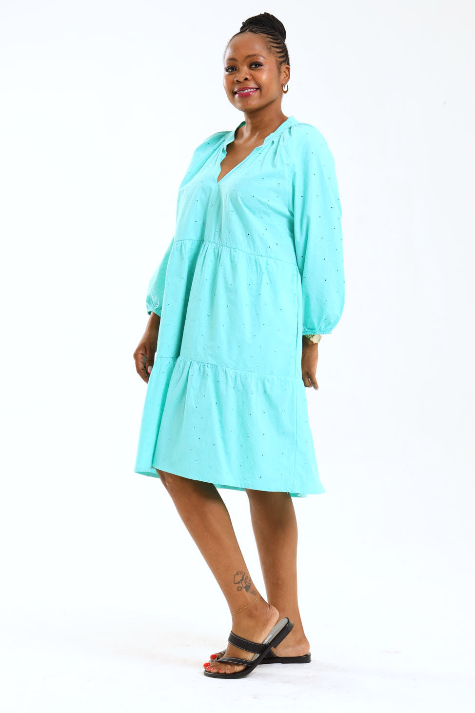 Poppy Dress (short) - Blue