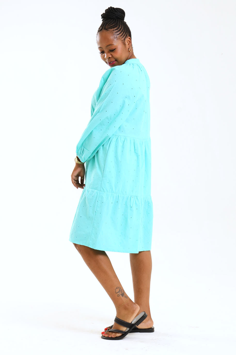 Poppy Dress (short) - Blue