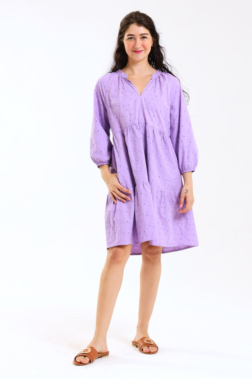 Poppy Dress (short) - Purple