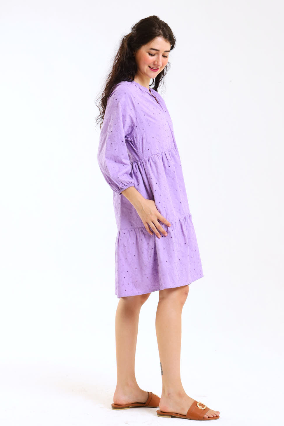 Poppy Dress (short) - Purple