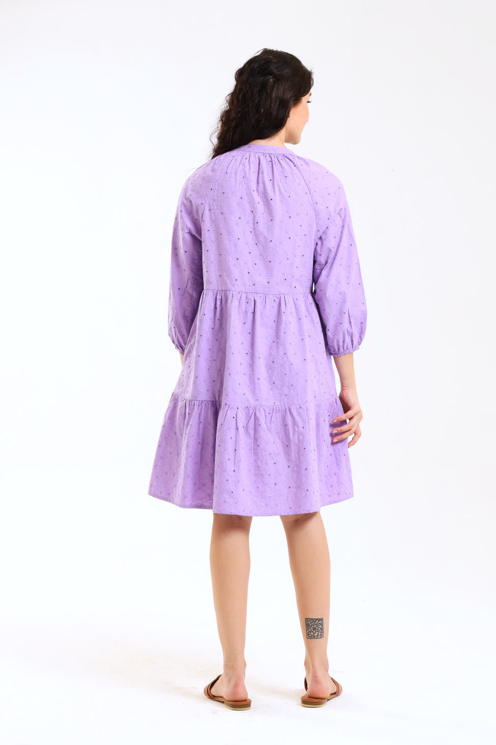 Poppy Dress (short) - Purple