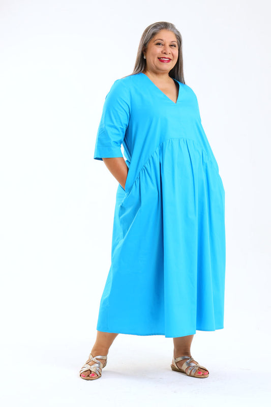 Lala Dress- Turquoise
