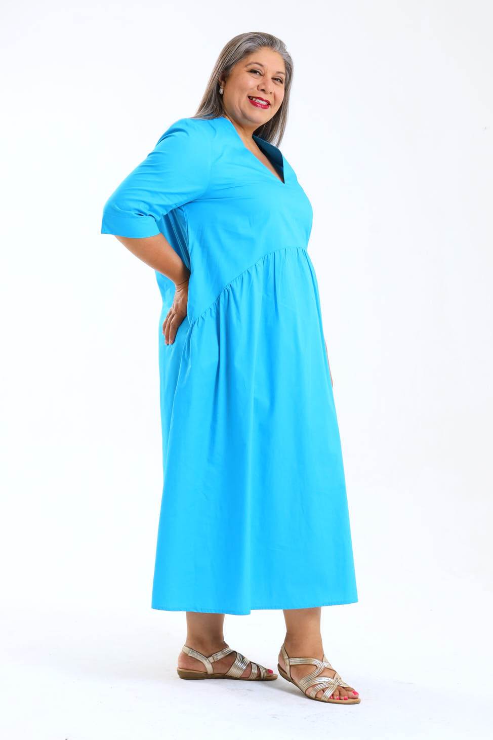 Lala Dress- Turquoise