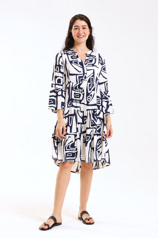 Dandelion Dress- Navy