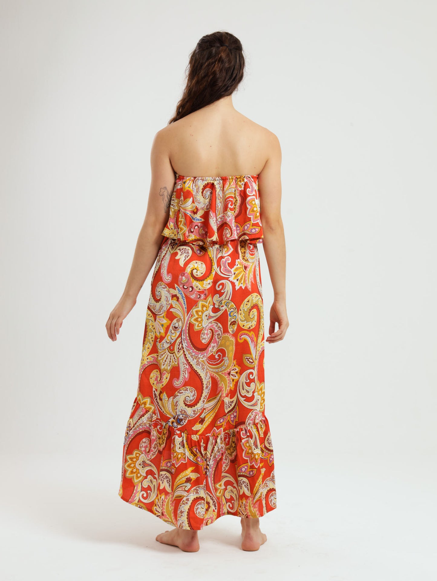 Resort Dress: Orange