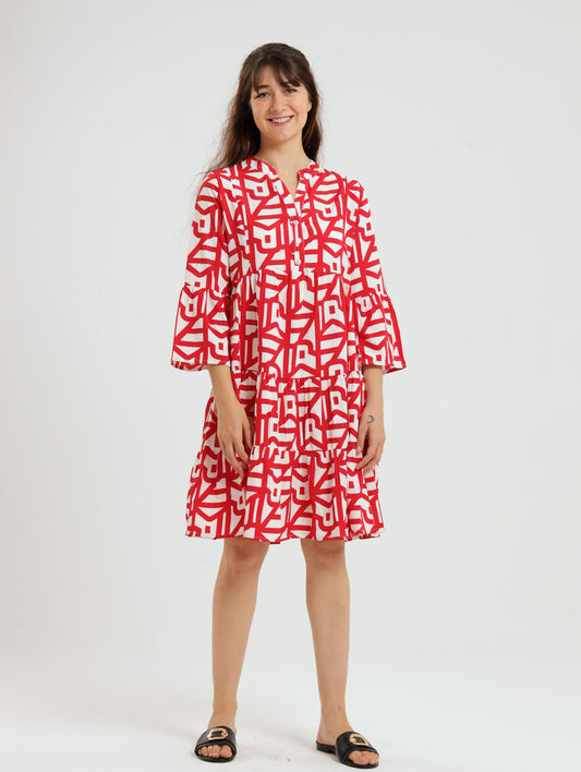 Dandelion Dress- Red