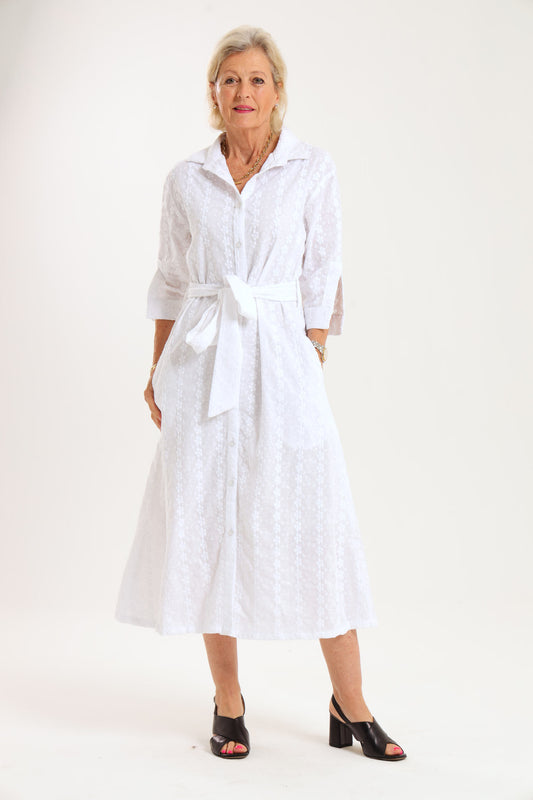 Spring Shirt-Waister- White