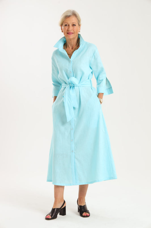 Spring Shirt-Waister- Turquiose
