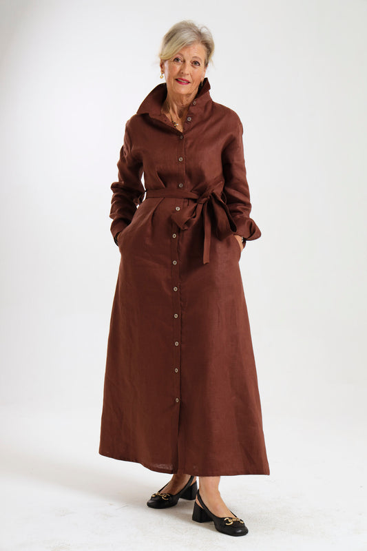 Winter Shirt-Waister- Choc