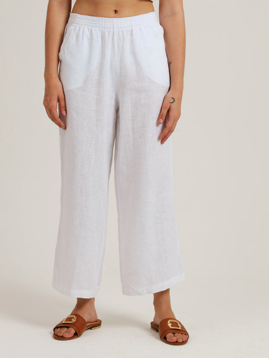 Classic Pants- White