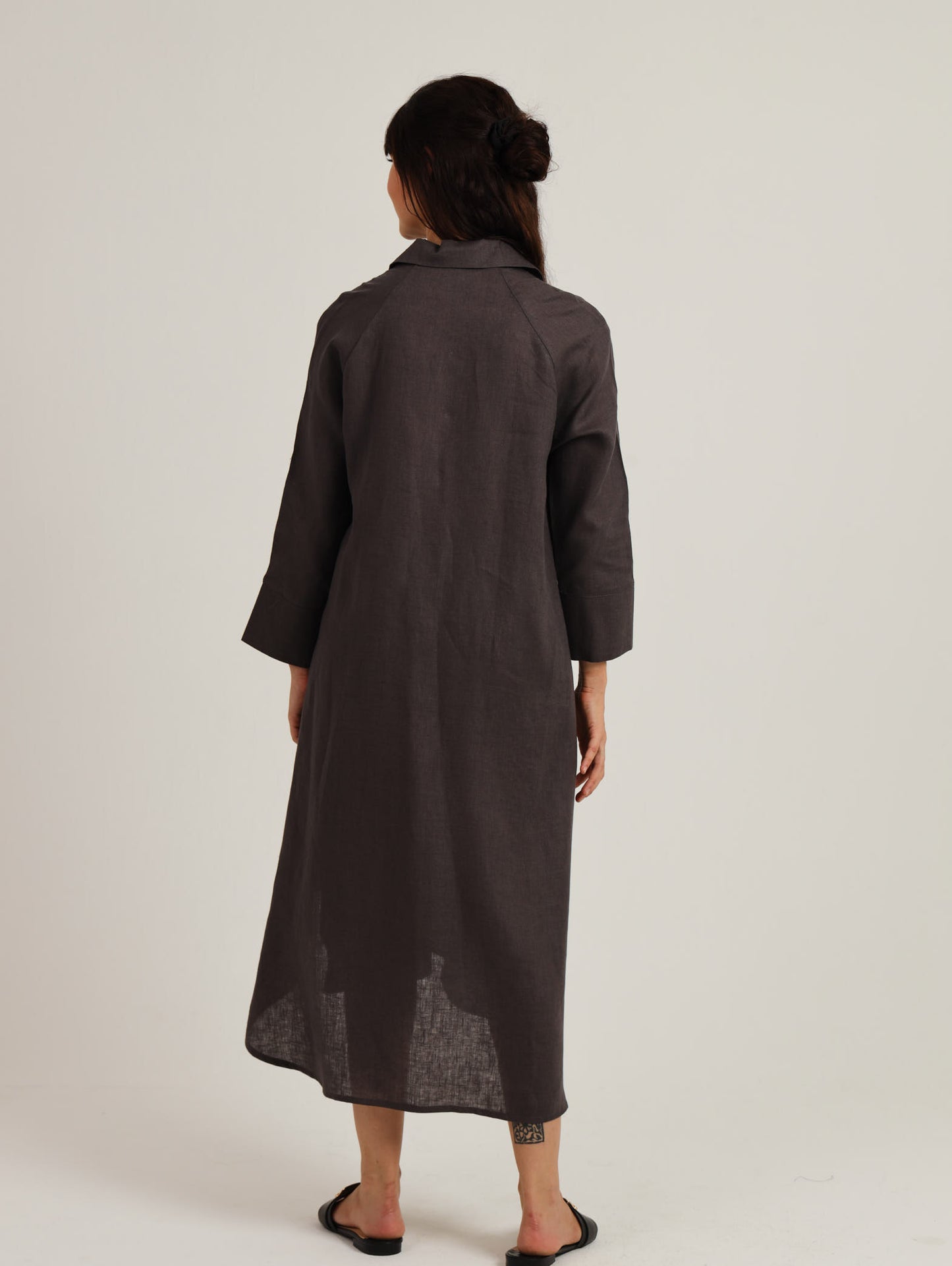 River Indigo Dress- Charcoal