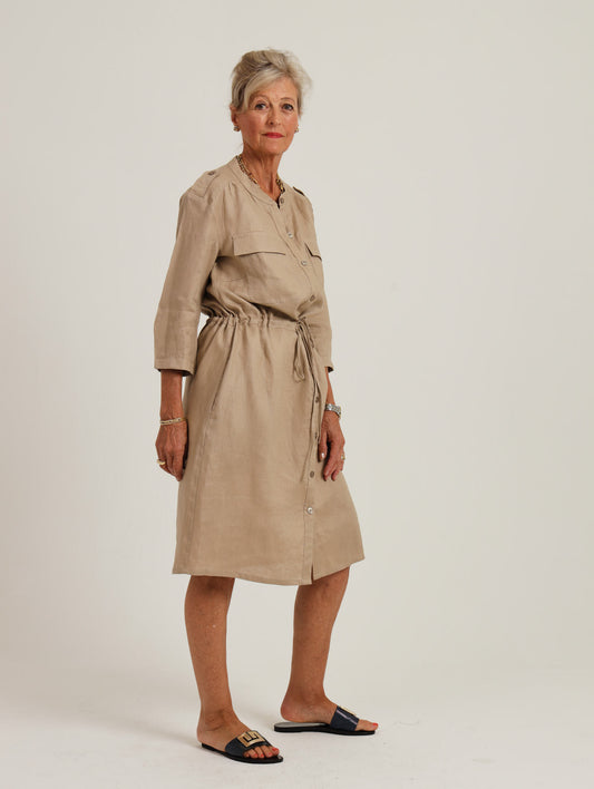 Sabi Dress- Tan