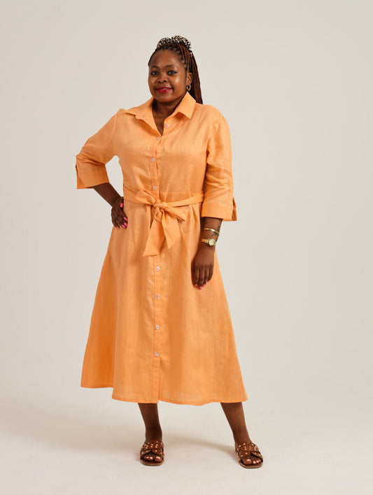 Spring Shirt-Waister- Orange
