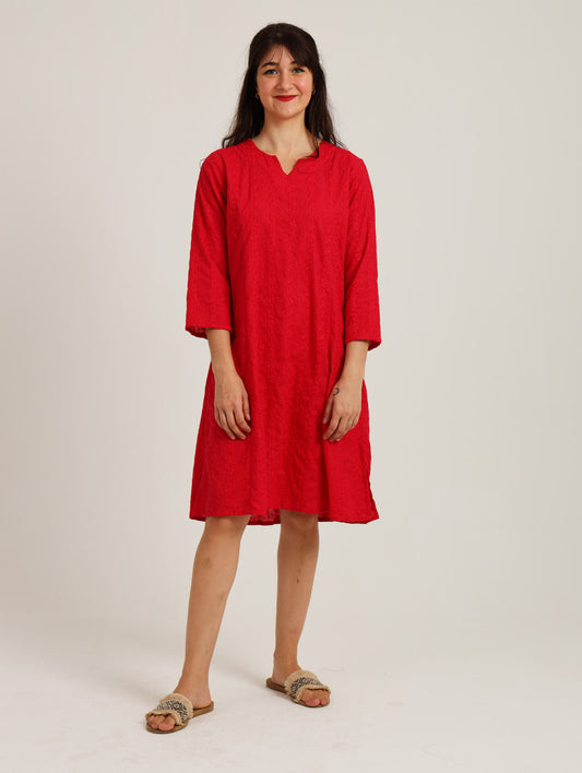 Bamboo Tunic- Red