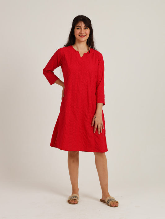 Bamboo Tunic- Red