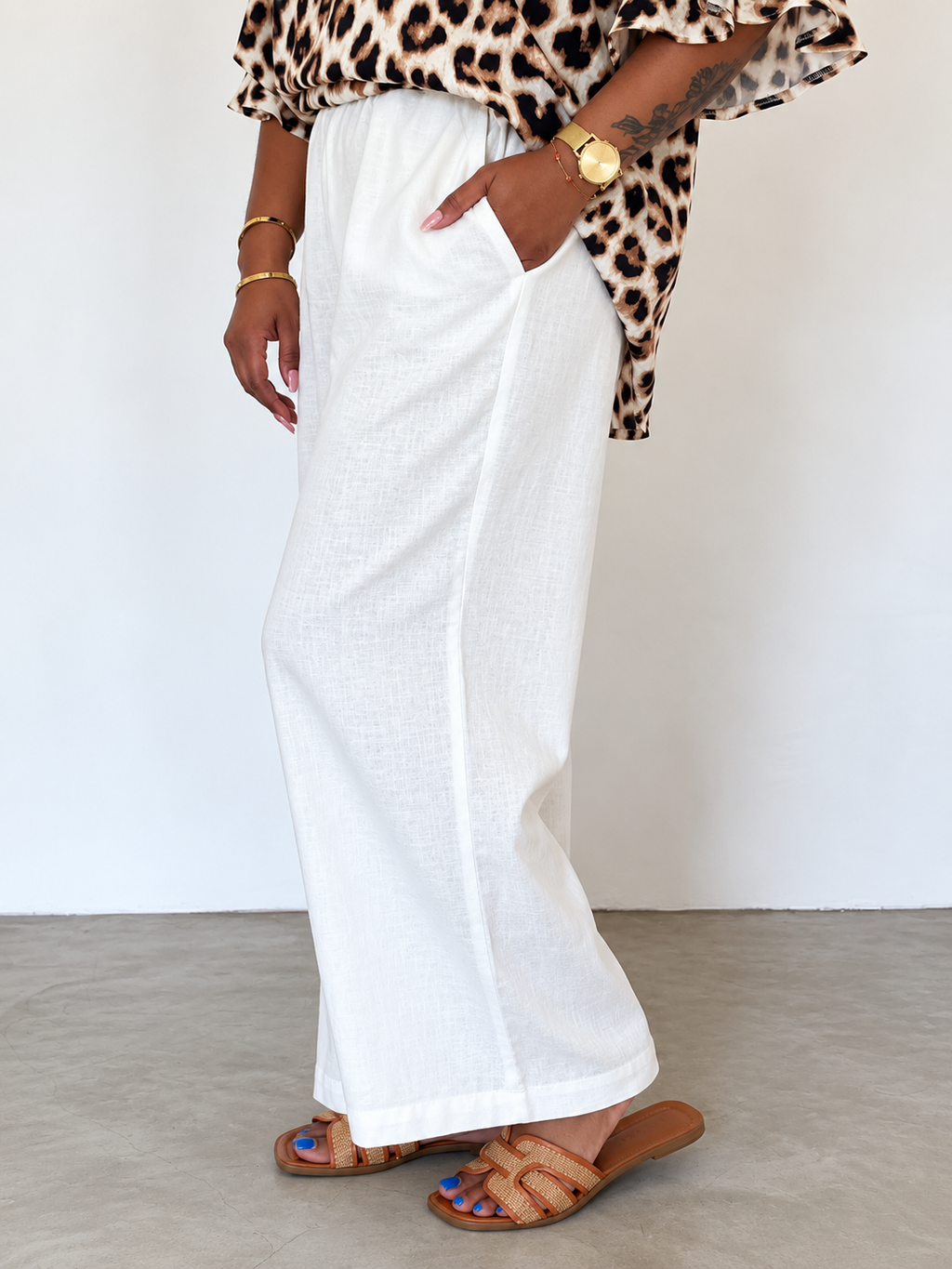 Classic Pants- Off White