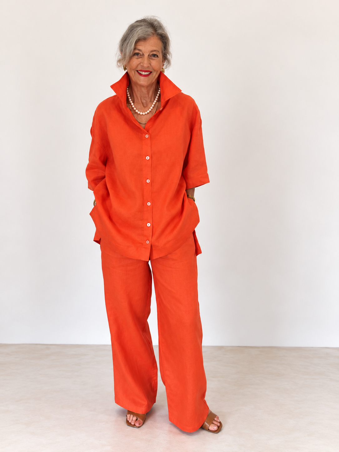 Classic Pants- Orange