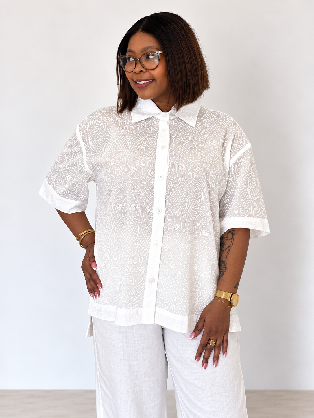Classic Shirt (short)- Patterned