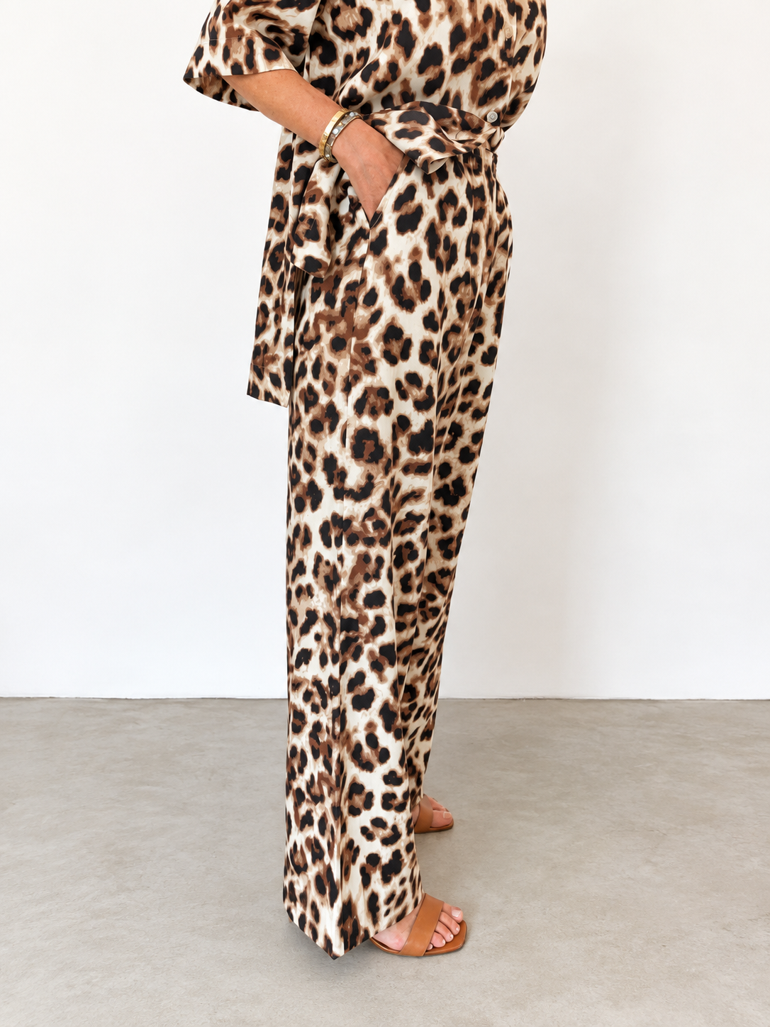 Classic Pants- Leopard