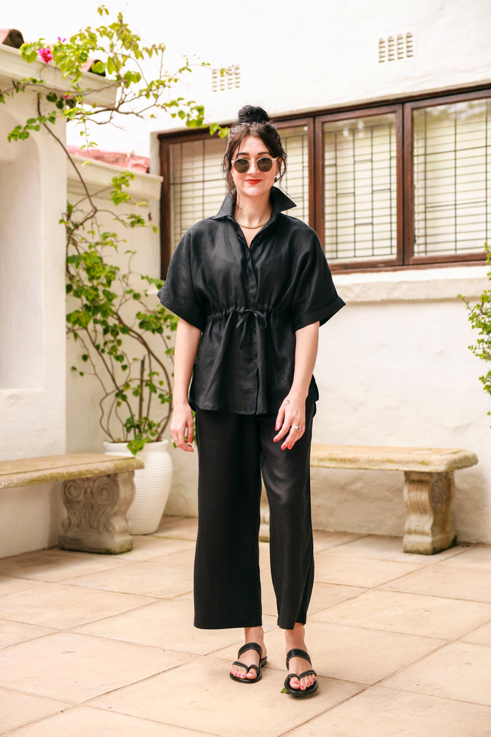 Thyme Top- Black