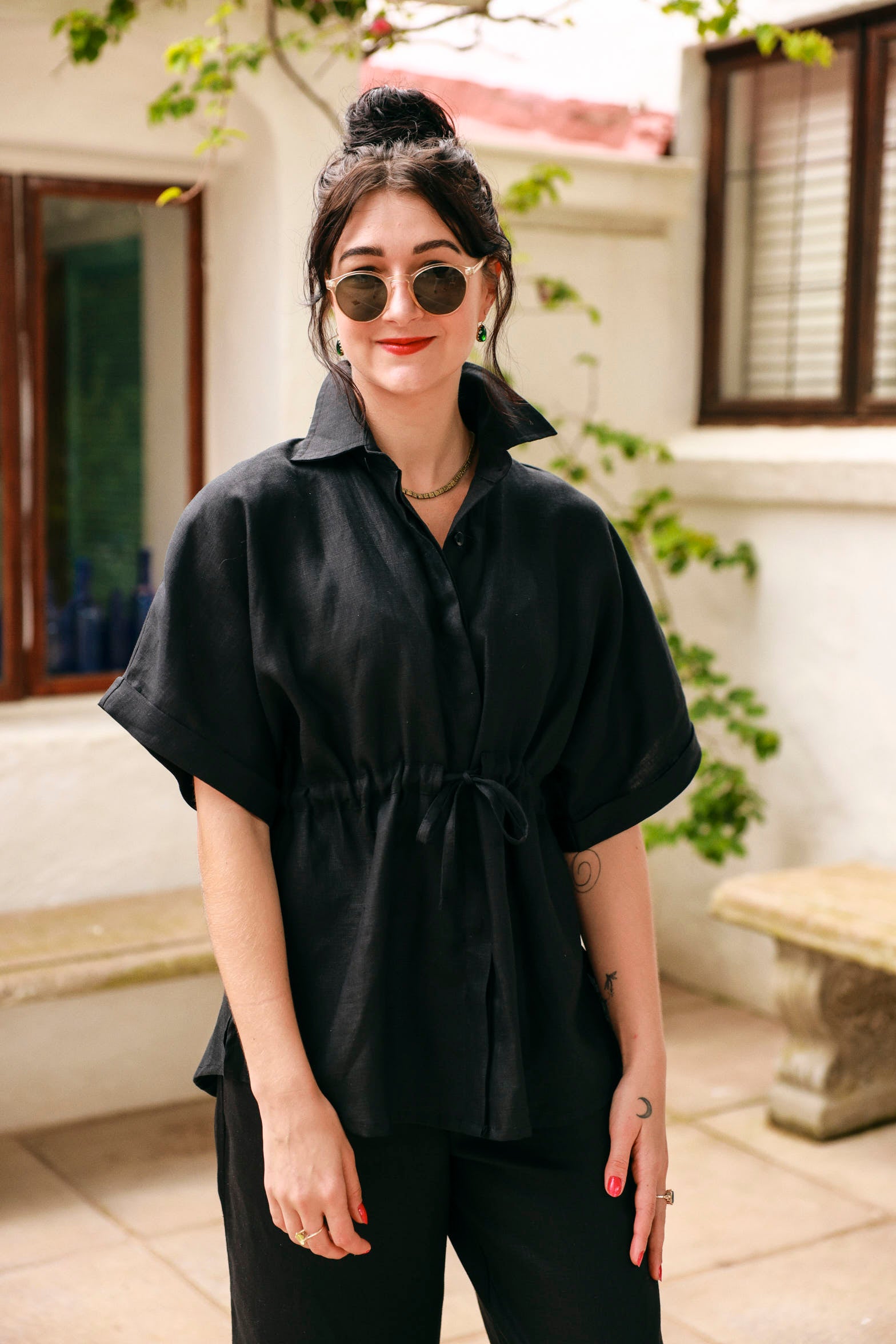 Thyme Top- Black