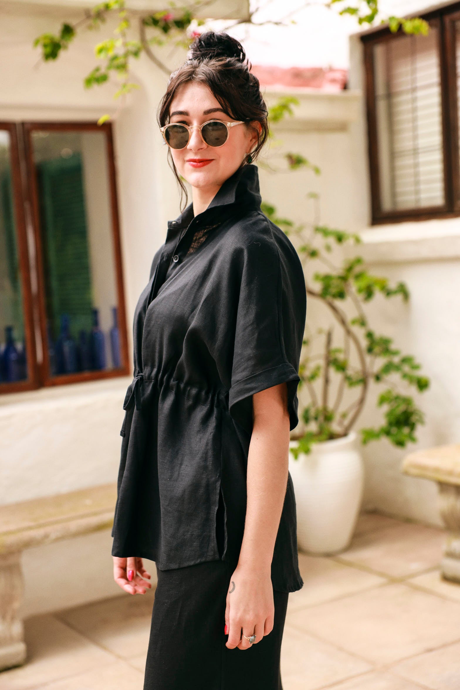 Thyme Top- Black
