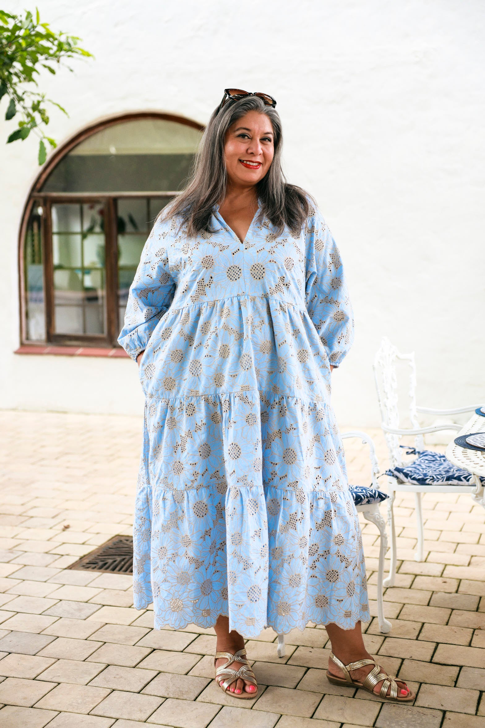 Poppy Dress- Anglaise