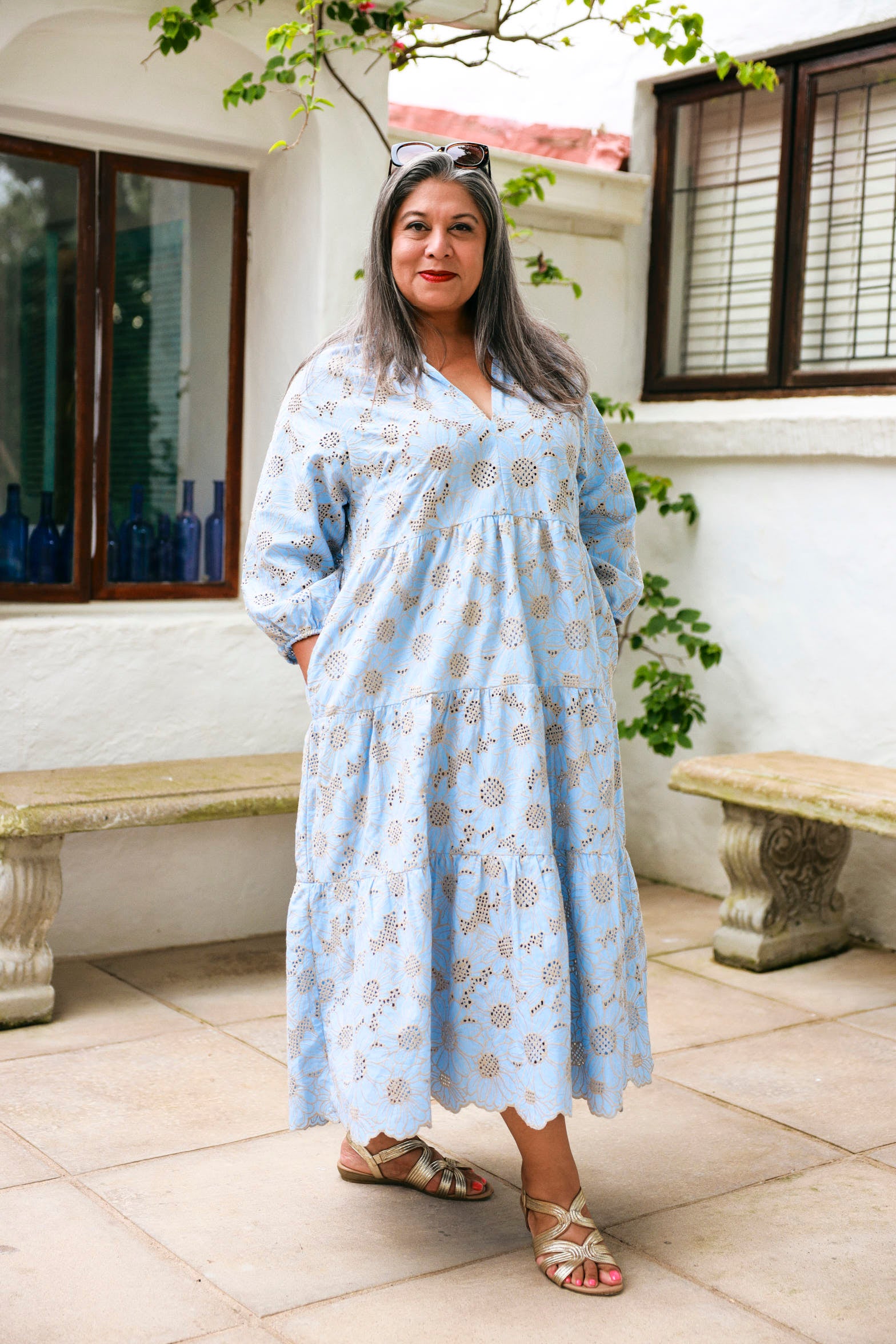 Poppy Dress- Anglaise