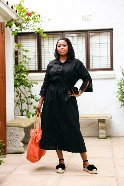 Spring Shirt-Waister- Black