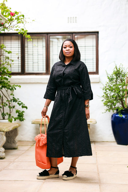 Spring Shirt-Waister- Black