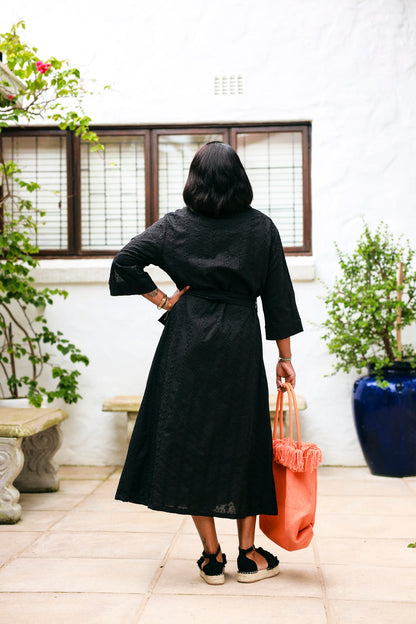 Spring Shirt-Waister- Black