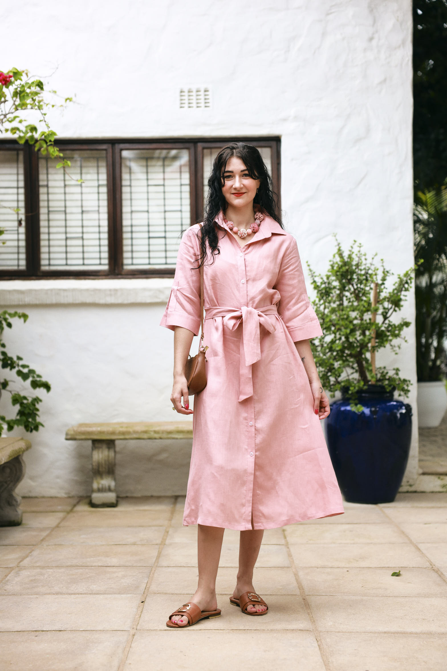 Spring Shirt-Waister- Rose Pink