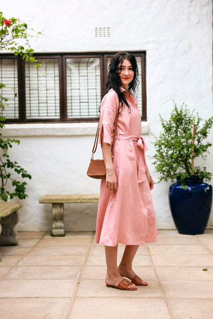 Spring Shirt-Waister- Rose Pink