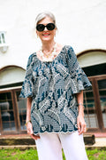 Oleander Shirt- Navy