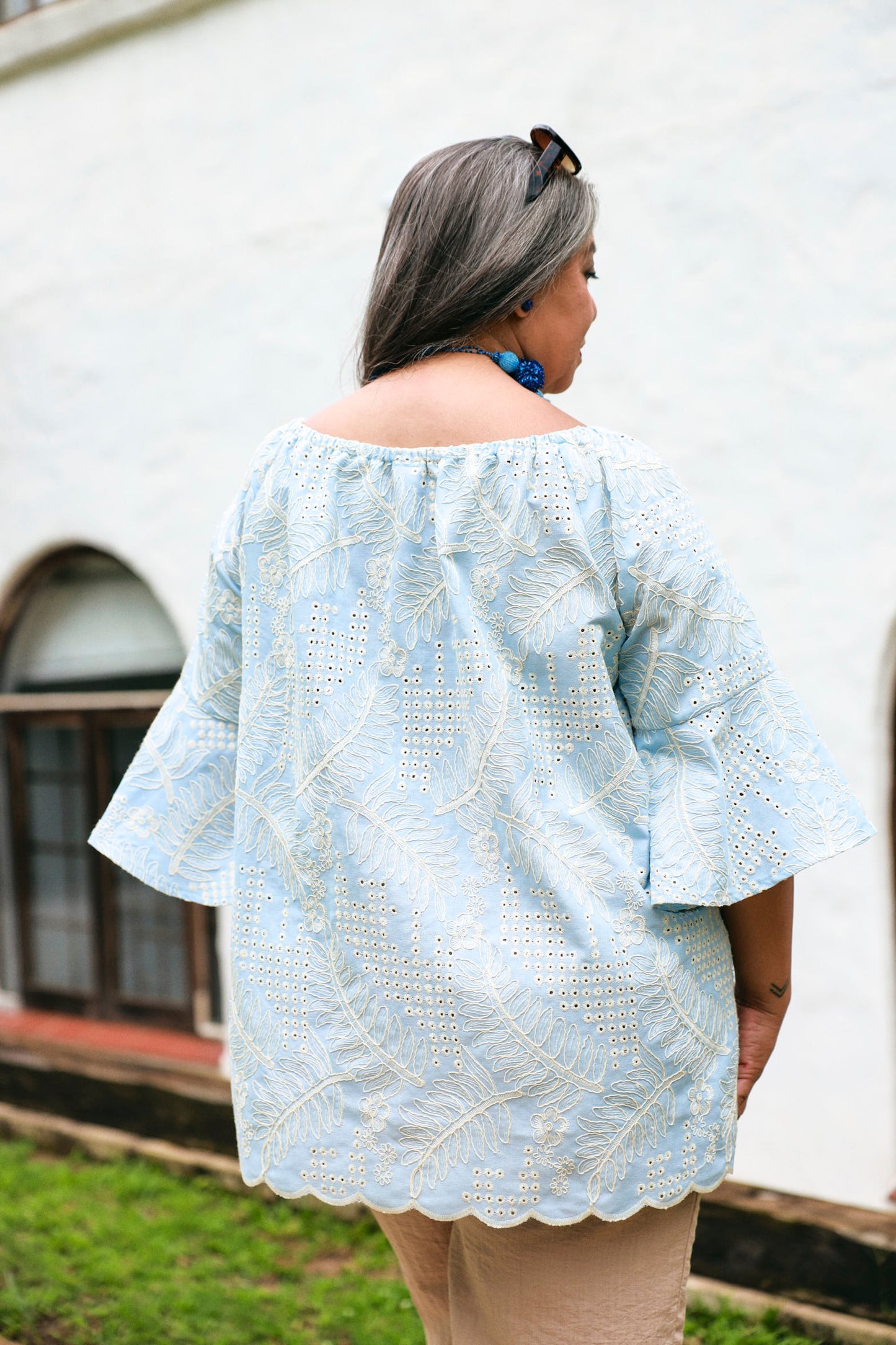 Oleander Shirt- Blue