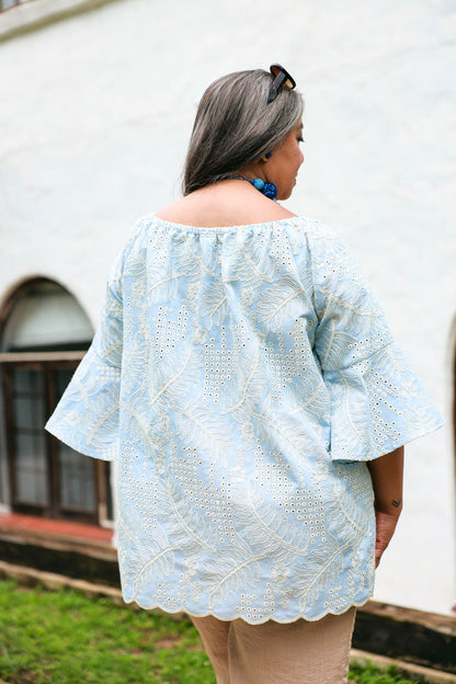 Oleander Shirt- Blue