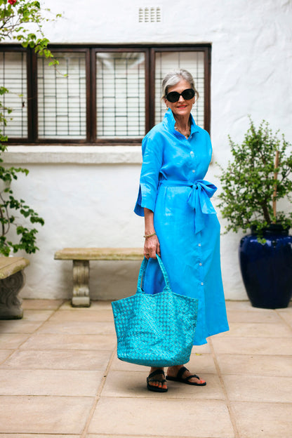 Spring Shirt-Waister- Blue