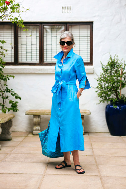 Spring Shirt-Waister- Blue