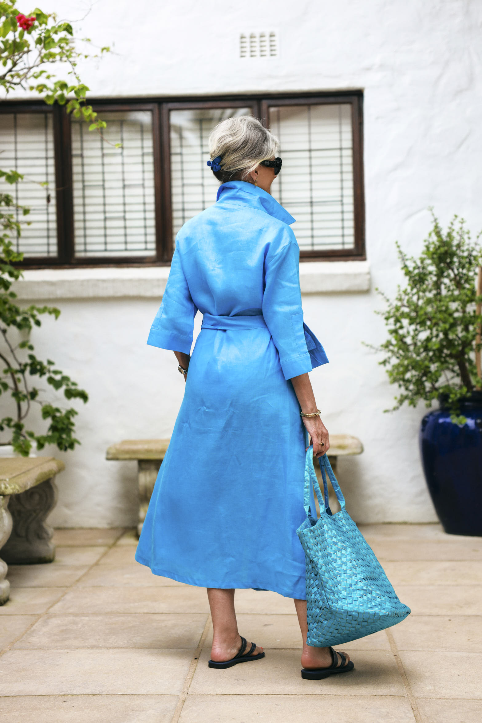 Spring Shirt-Waister- Blue