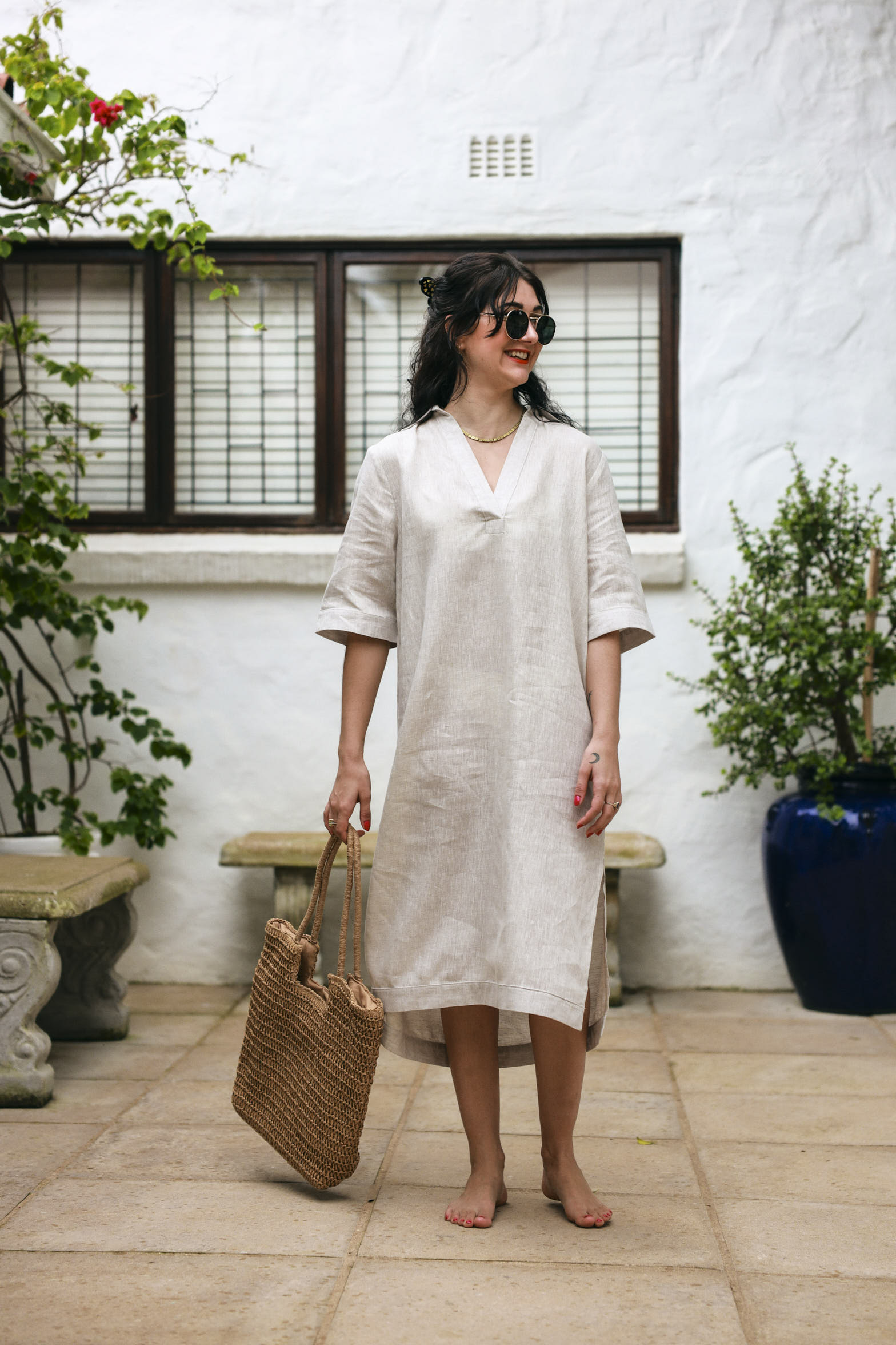 Kava Kaftan- Oatmeal