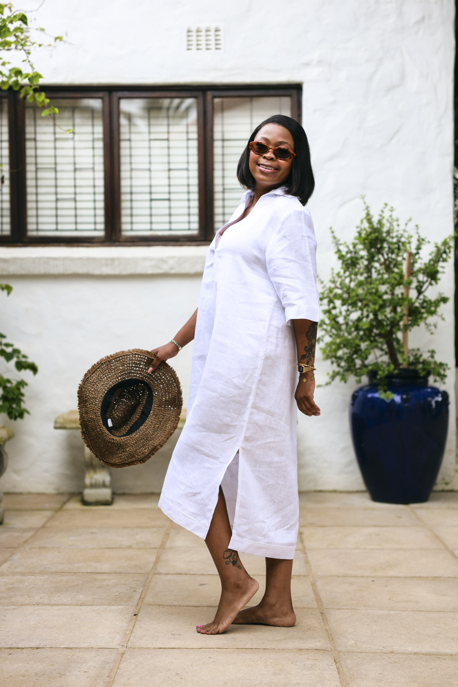 Kava Kaftan- White
