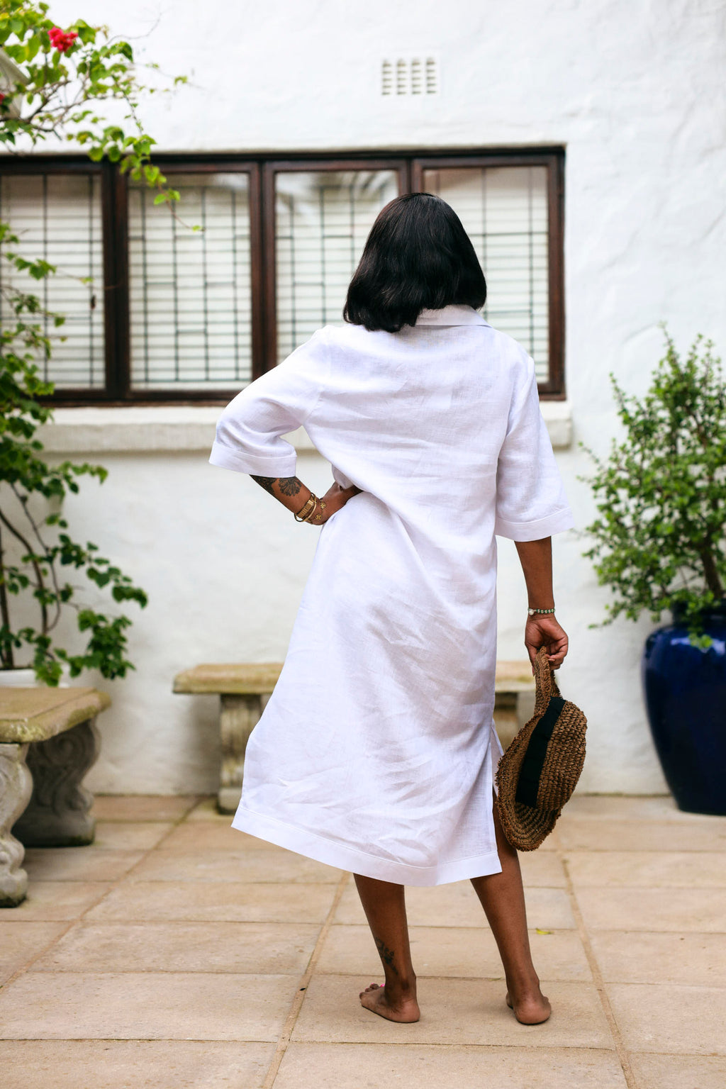 Kava Kaftan- White
