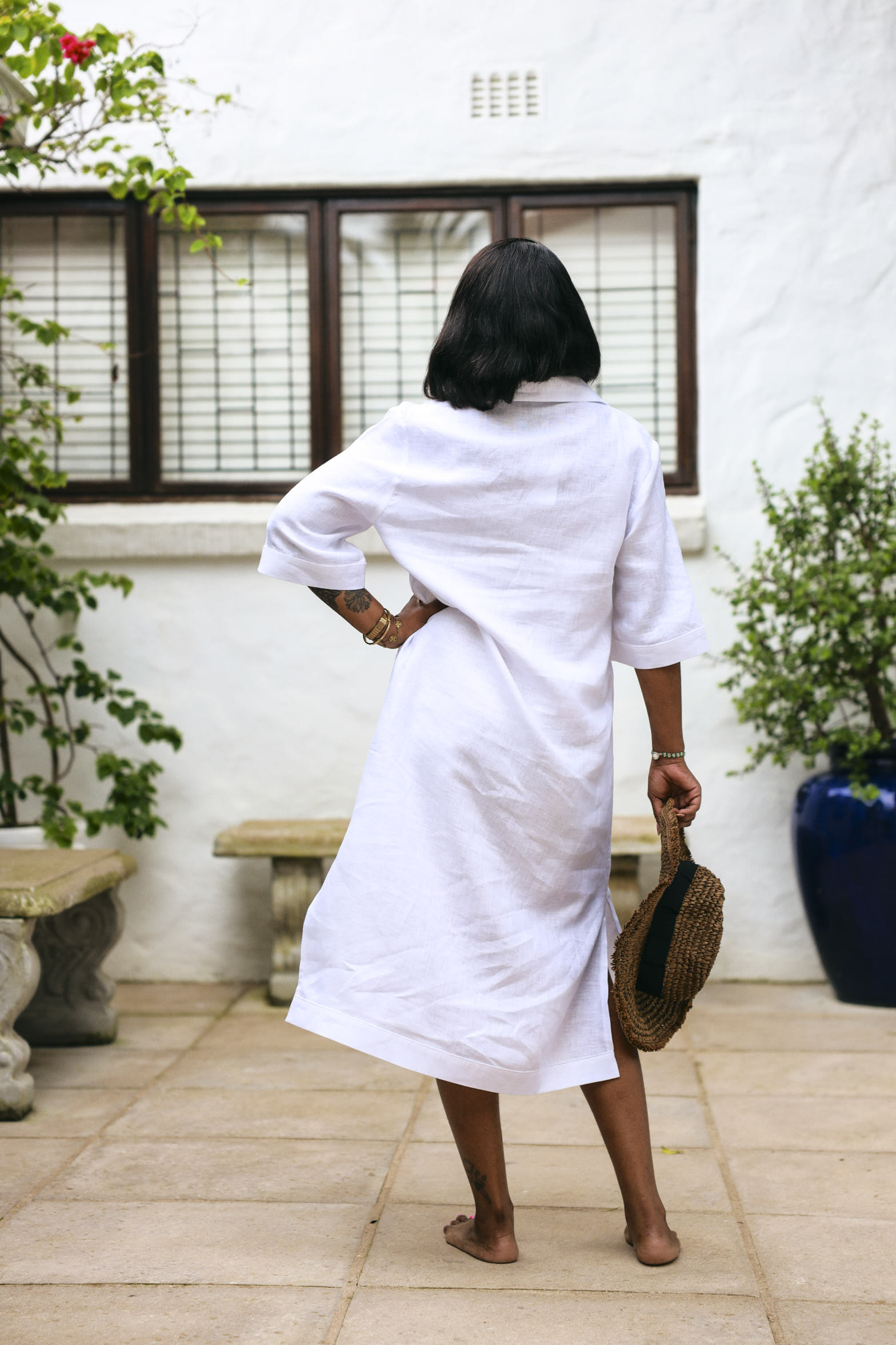 Kava Kaftan- White