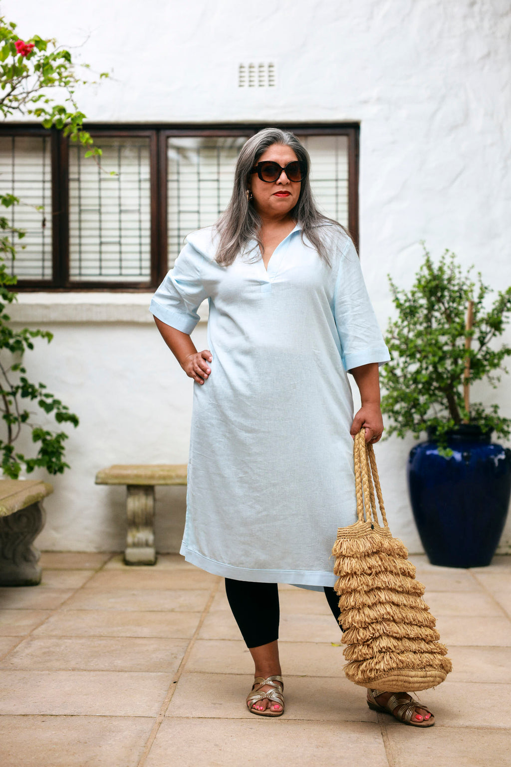 Kava Kaftan- Blue