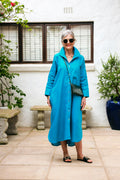 River Indigo Dress- Peacock Blue