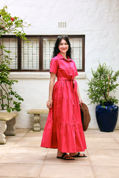 Camellia Dress- Pink