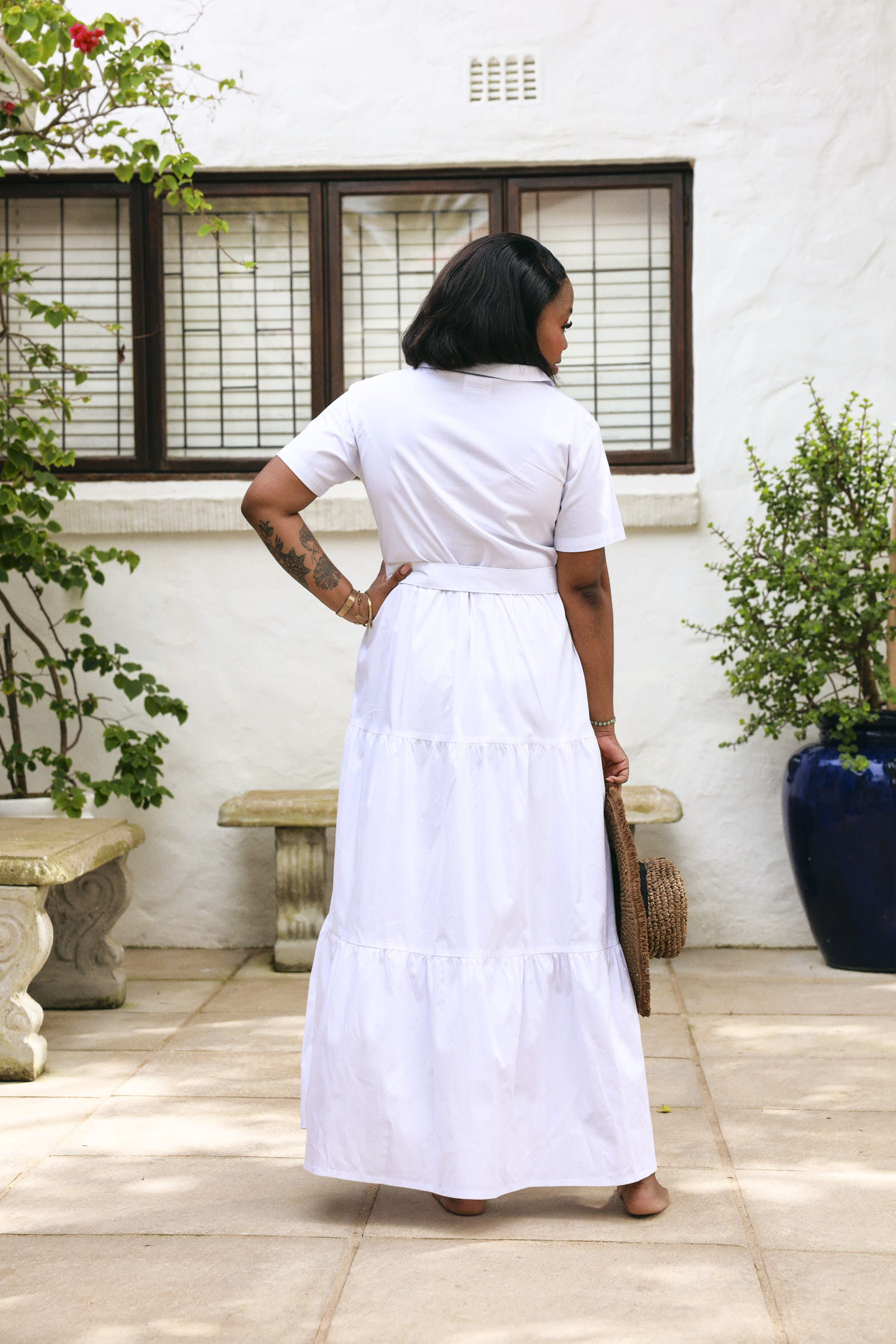 Camellia Dress- White